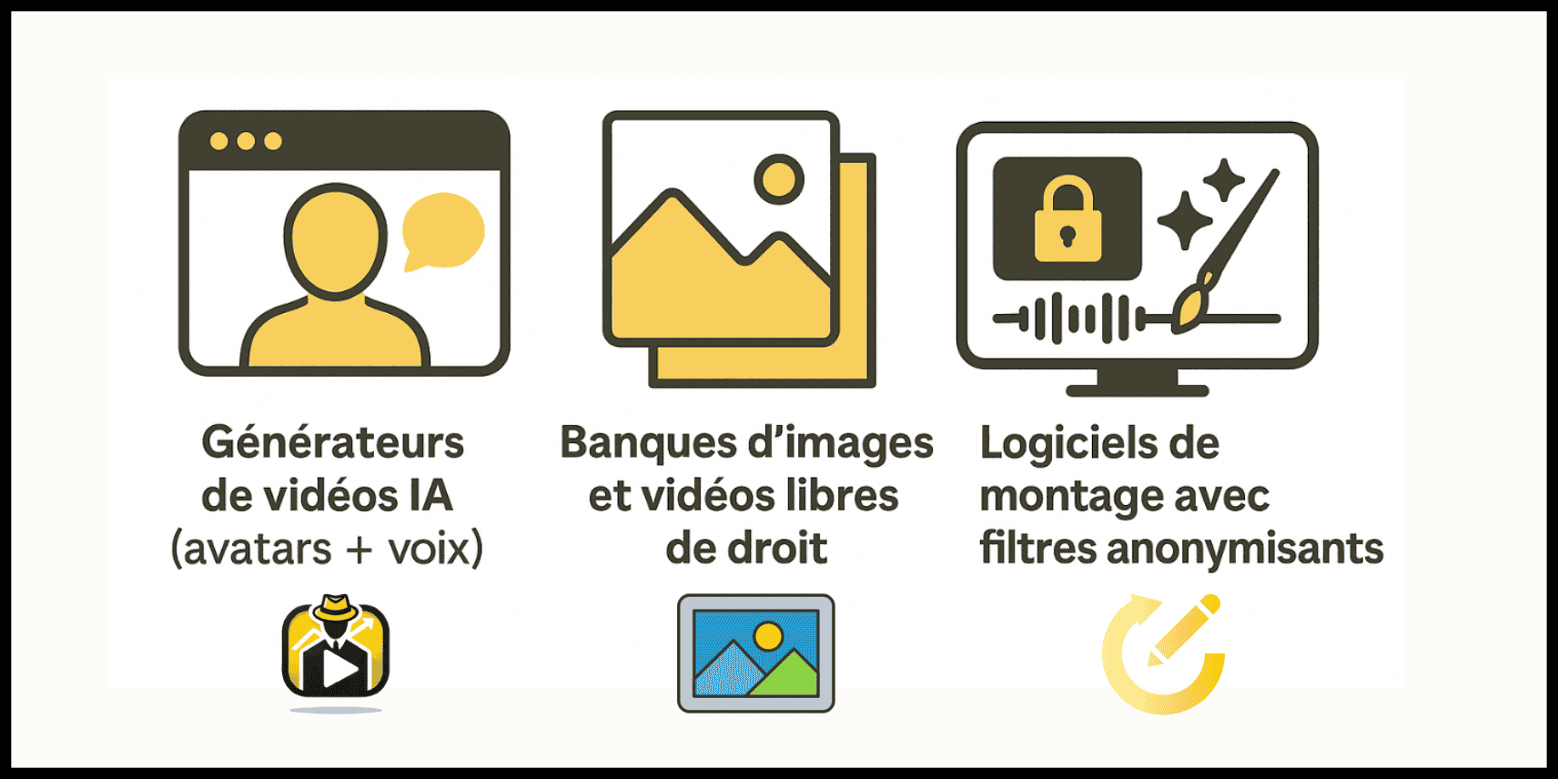 Outils recommandés pour des vidéos anonymes réussies
