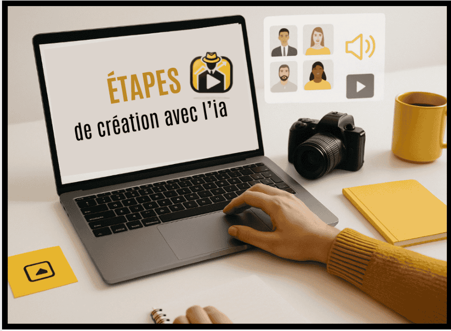 ÉTAPES DE CRÉATION AVEC L'IA