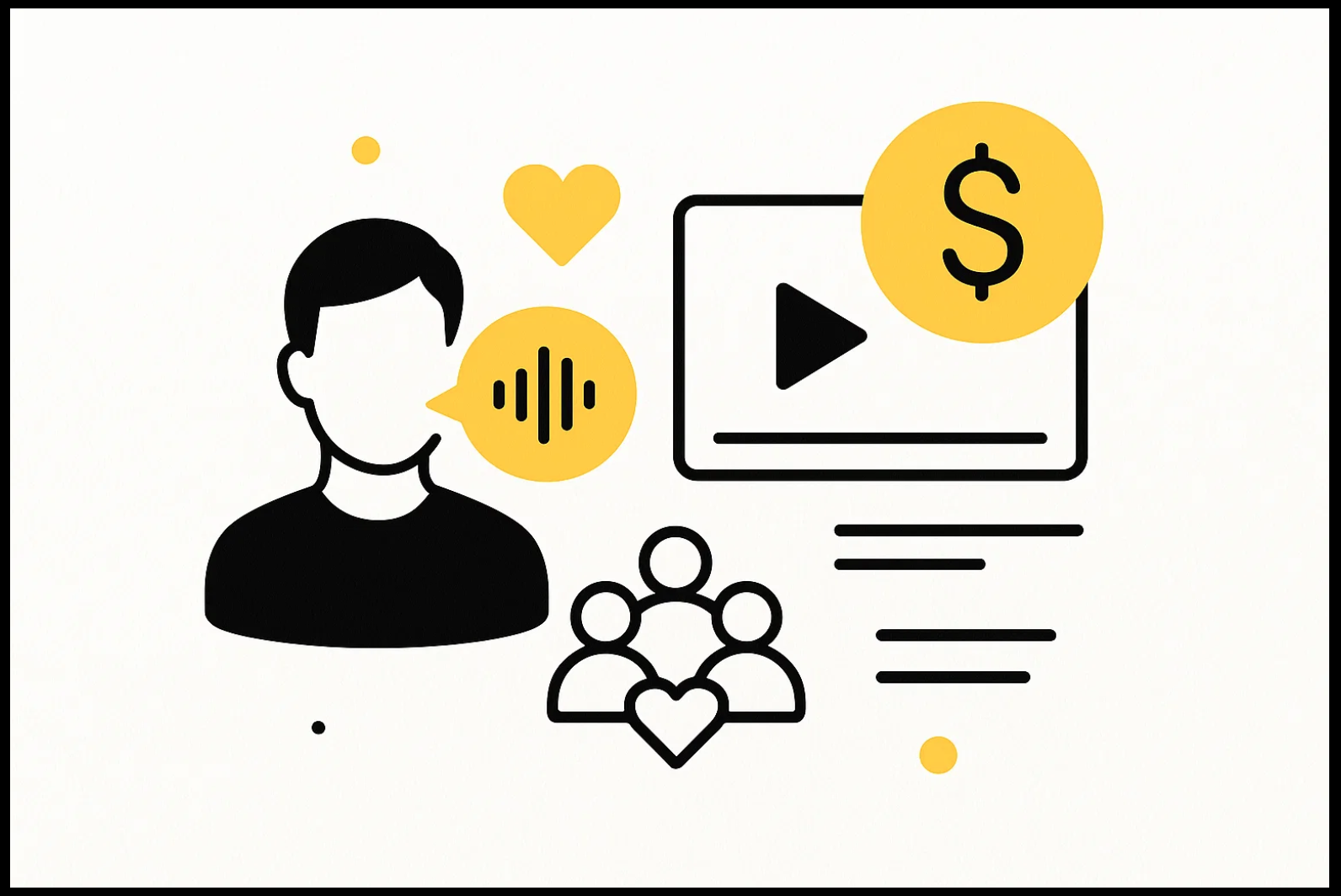 Clés pour monétiser sans visage