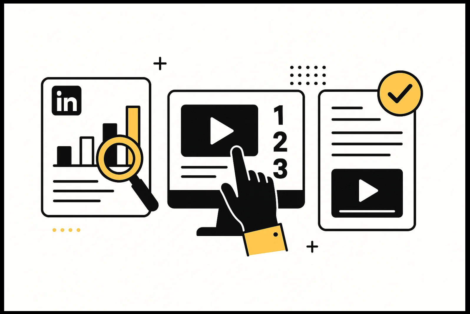 Types de contenus efficaces sur LinkedIn en faceless